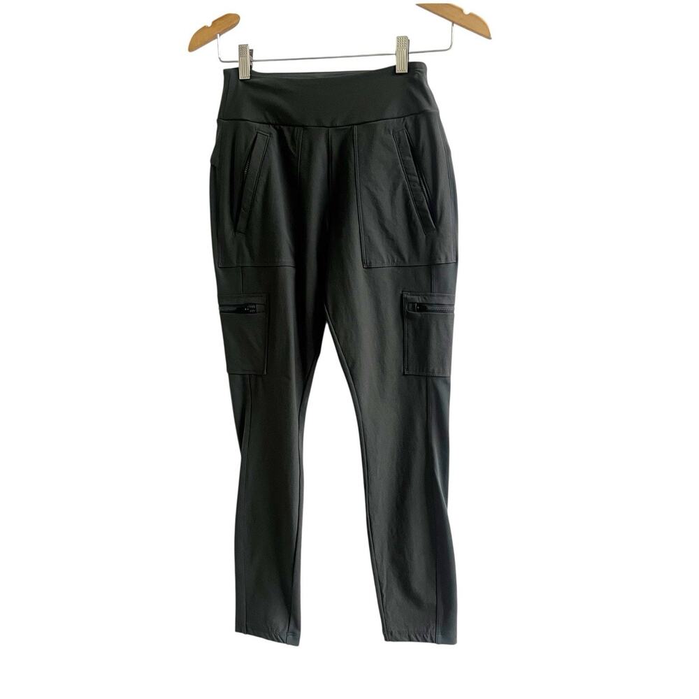 Athleta Headlands Hybrid Cargo Tight High Rise Size 2 Peat Green Outdoor Hike